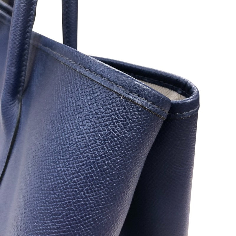 エルメス HERMES ガーデンパーティPM A刻 ブルーサフィール ヴォーエプソン ユニセックス ハンドバッグ