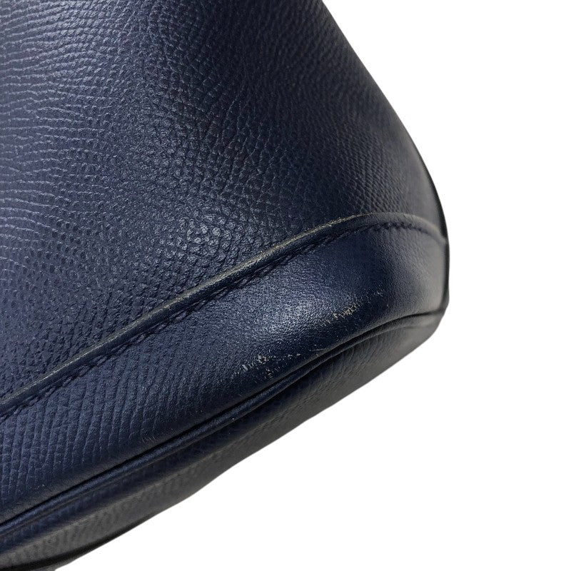 エルメス HERMES ガーデンパーティPM A刻 ブルーサフィール ヴォーエプソン ユニセックス ハンドバッグ