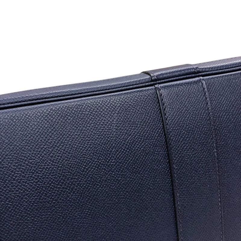 エルメス HERMES ガーデンパーティPM A刻 ブルーサフィール ヴォーエプソン ユニセックス ハンドバッグ