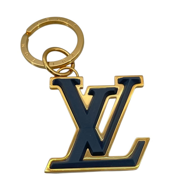 ルイ・ヴィトン LOUIS VUITTON ポルトクレ・LVソフト ネイビー/GD金具 アクセサリー