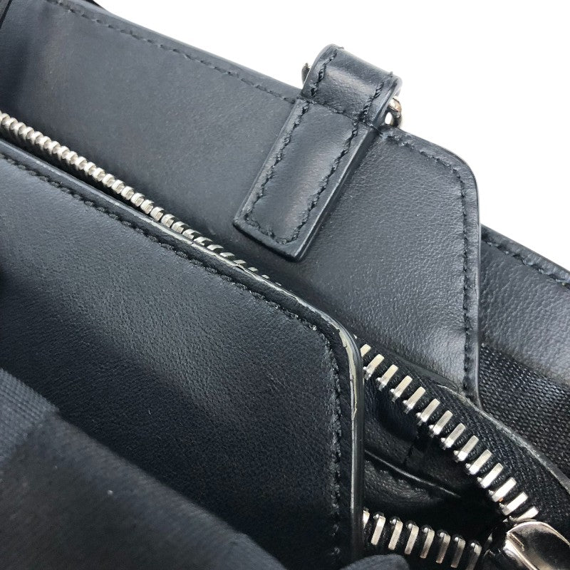 フェンディ FENDI ピーカブー アイコニック ミディアム 7VA501 ブラック シルバー金具 ナイロン・レザー メンズ ハンドバッグ