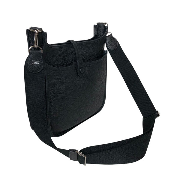 エルメス HERMES エヴリン3 PM □O刻印 ブラック シルバー金具 トリヨン レディース ショルダーバッグ