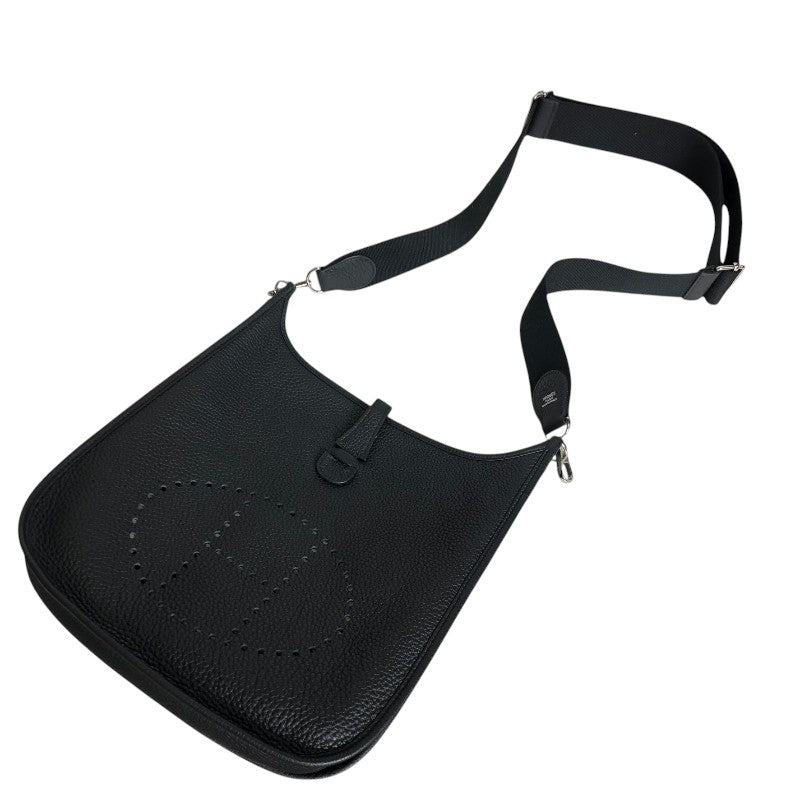 エルメス HERMES エヴリン3 PM □O刻印 ブラック シルバー金具 トリヨン レディース ショルダーバッグ
