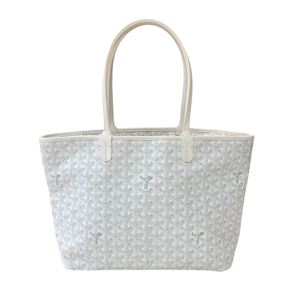 ゴヤール GOYARD アルトワPM ホワイト シルバー金具 ゴヤールディンキャンバス レディース ハンドバッグ
