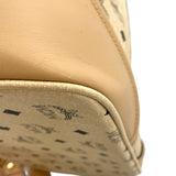 エム・シー・エム MCM ヴィセトスキャンパス バックパック ベージュ×GD金具 PVCキャンバス/レザー メンズ リュック・デイパック