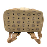 エム・シー・エム MCM ヴィセトスキャンパス バックパック ベージュ×GD金具 PVCキャンバス/レザー メンズ リュック・デイパック