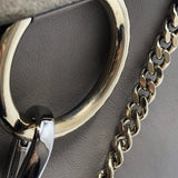 クロエ Chloe フェイ　スモール グレージュ/GD金具 レザー ユニセックス ショルダーバッグ