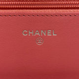 シャネル CHANEL 2.55 チェーンウォレット A70328 ピンク シルバー金具 ツイード レディース ショルダーバッグ