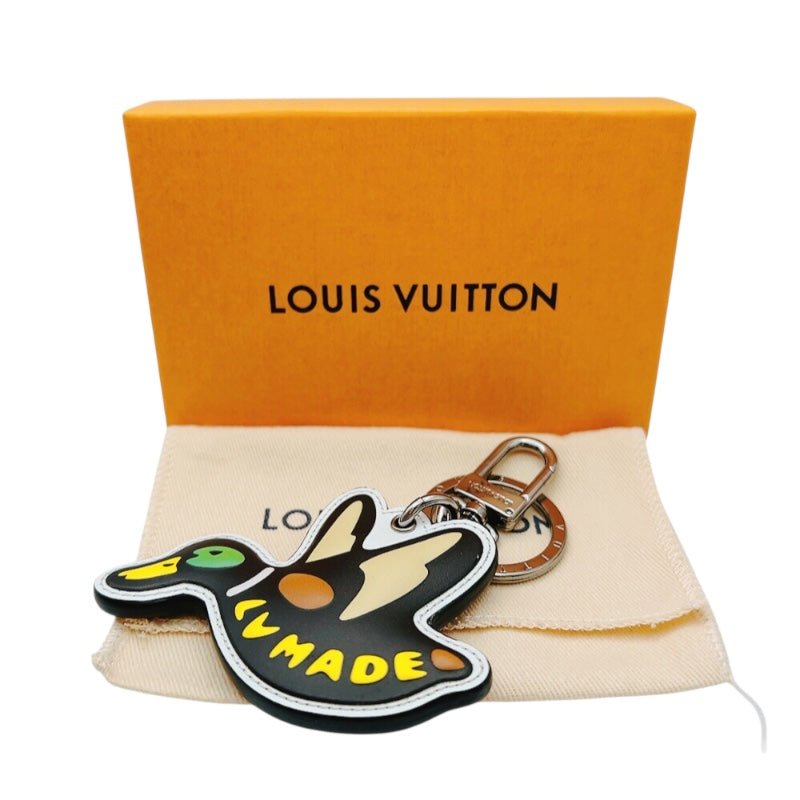 ルイ・ヴィトン LOUIS VUITTON ポルトクレ・LVメイドダック MP2716 マルチ　シルバー金具 ユニセックス キーホルダー