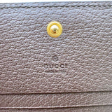グッチ GUCCI オフィディア　ＧＧミニウォレット 523155 ブラウン　ゴールド金具 GGスプリーム ユニセックス 二つ折り財布
