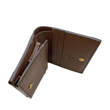 グッチ GUCCI オフィディア　ＧＧミニウォレット 523155 ブラウン　ゴールド金具 GGスプリーム ユニセックス 二つ折り財布