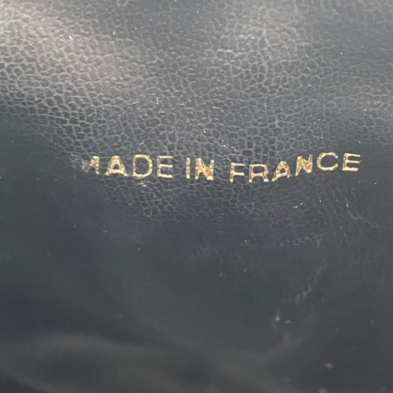 シャネル CHANEL バニティ A01998 5番台 ブラック GD金具 キャビアスキン レディース ハンドバッグ