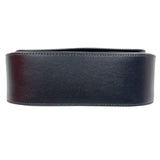 プラダ PRADA サフィアーノフラップバッグ 1BD249 ブラック　シルバー金具 サフィアーノレザー レディース ショルダーバッグ