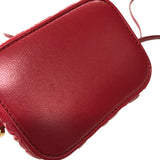 ミュウミュウ miu miu マテラッセレザー マイクロバッグ 5NR018 レッド ゴールド金具 ナッパレザー レディース ショルダーバッグ