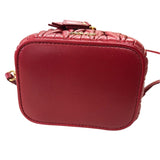 ミュウミュウ miu miu マテラッセレザー マイクロバッグ 5NR018 レッド ゴールド金具 ナッパレザー レディース ショルダーバッグ