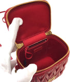 ミュウミュウ miu miu マテラッセレザー マイクロバッグ 5NR018 レッド ゴールド金具 ナッパレザー レディース ショルダーバッグ