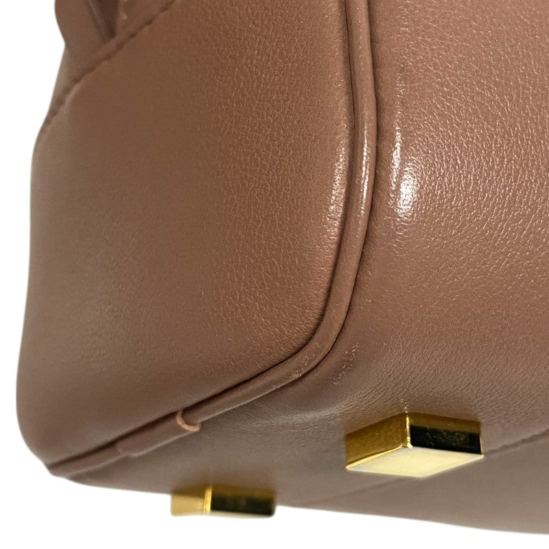 ロエベ LOEWE アマソナ23 A039N07X01 ピンクベージュ ゴールド金具 ナッパレザー レディース ハンドバッグ ショルダーバッグ
