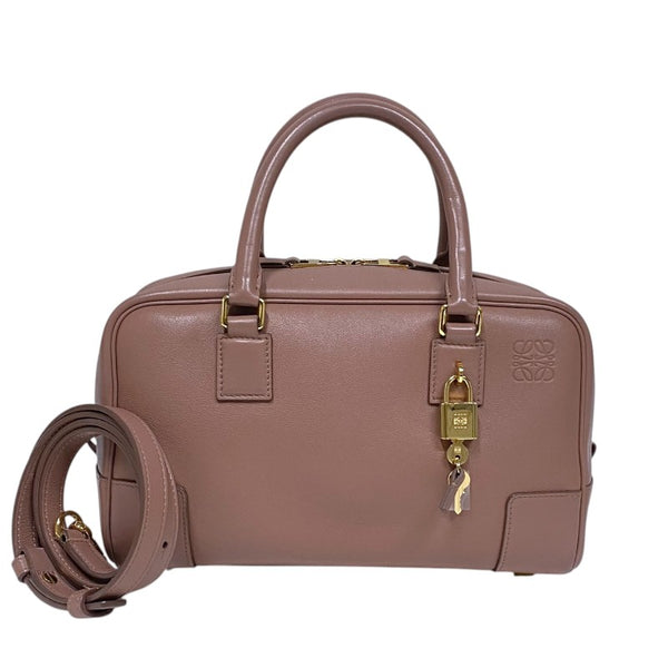 ロエベ LOEWE アマソナ23 A039N07X01 ピンクベージュ ゴールド金具 ナッパレザー レディース ハンドバッグ ショルダーバッグ