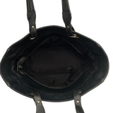 シャネル CHANEL パリビアリッツトートMM A34209　18番台 ブラック　シルバー金具 コーティングキャンバス レディース トートバッグ