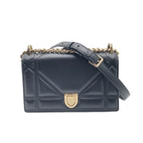 クリスチャン・ディオール Christian Dior ディオラマ ショルダーバッグ M0421ONGJ ブラック×GD金具 ラム レディース ショルダーバッグ