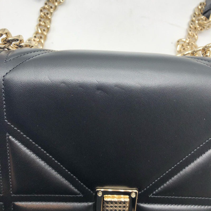 クリスチャン・ディオール Christian Dior ディオラマ ショルダーバッグ M0421ONGJ ブラック×GD金具 ラム レディース ショルダーバッグ