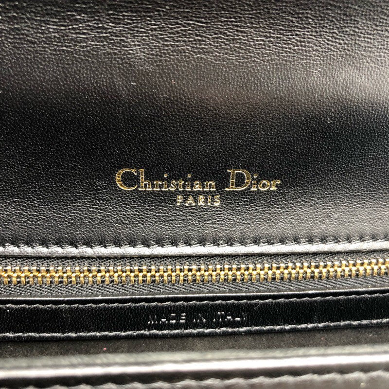 クリスチャン・ディオール Christian Dior ディオラマ ショルダーバッグ M0421ONGJ ブラック×GD金具 ラム レディース ショルダーバッグ