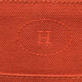 エルメス HERMES ボリードポーチ20 オレンジ トワール ユニセックス ポーチ