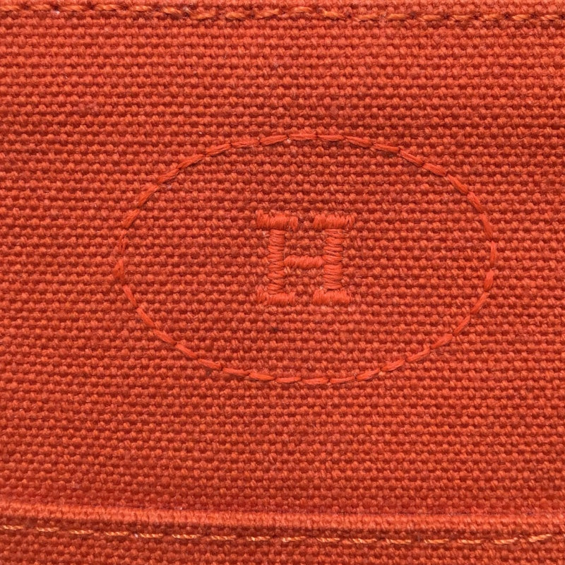 エルメス HERMES ボリードポーチ20 オレンジ トワール ユニセックス ポーチ