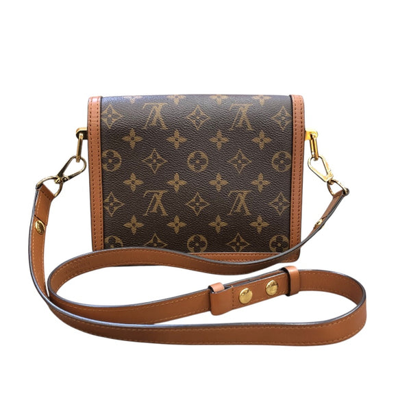 ルイ・ヴィトン LOUIS VUITTON ドーフィーヌ MINI M45959 ブラウン GD金具 モノグラム・リバース キャンバス ユニセックス ショルダーバッグ