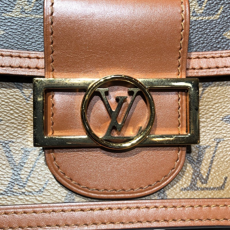 ルイ・ヴィトン LOUIS VUITTON ドーフィーヌMINI M45959 モノグラム・リバースキャンバス ショルダーバッグ