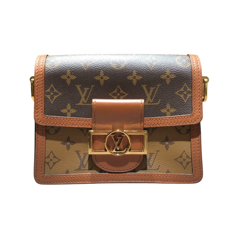 ルイ・ヴィトン LOUIS VUITTON ドーフィーヌMINI M45959 モノグラム・リバースキャンバス ショルダーバッグ