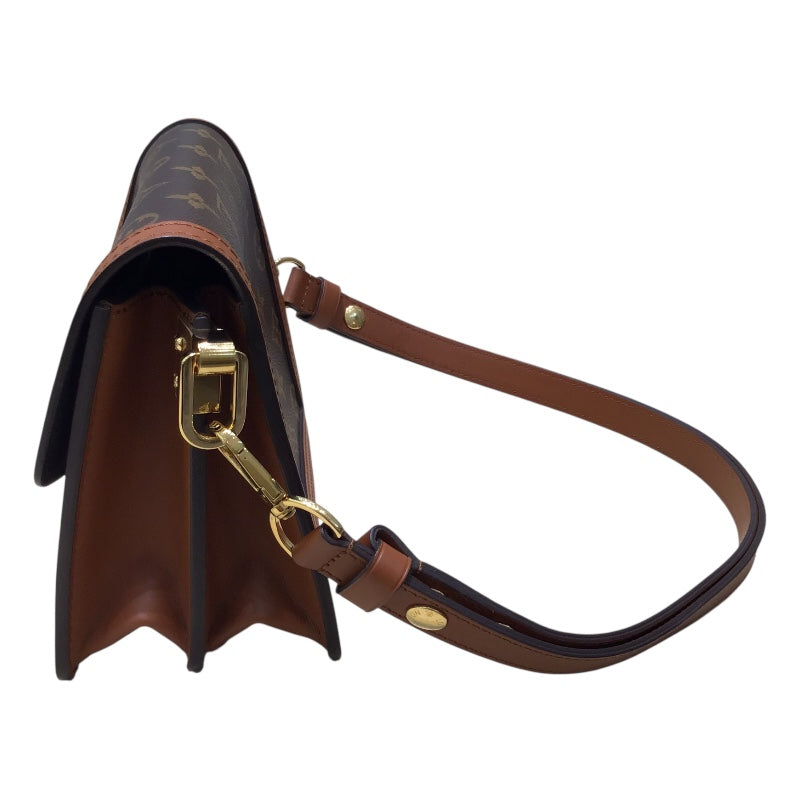 ルイ・ヴィトン LOUIS VUITTON ドーフィーヌMINI モノグラム・リバース PVC  レザー レディース ショルダーバッグ