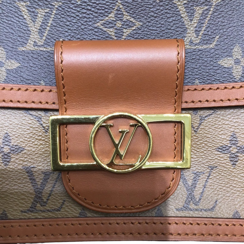 ルイ・ヴィトン LOUIS VUITTON ドーフィーヌMINI モノグラム・リバース PVC  レザー レディース ショルダーバッグ