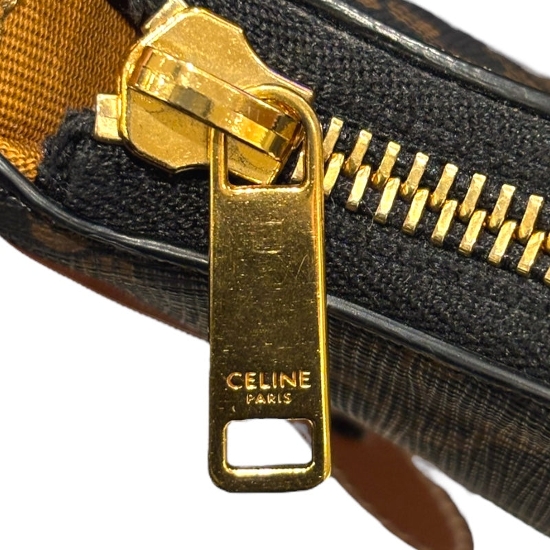 セリーヌ CELINE アヴァ ミニ 10I602 ブラック/ブラウン トリンオフキャンバス レディース ハンドバッグ