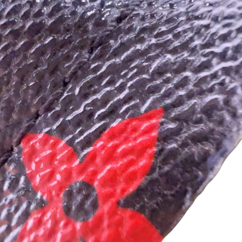 ルイ・ヴィトン LOUIS VUITTON パームスプリングス・バックパックMINI M41457 ブラック/レッド　シルバー金具 モノグラム アンフラルージュ レディース リュック・デイパック