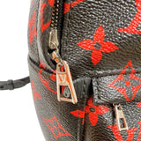 ルイ・ヴィトン LOUIS VUITTON パームスプリングス・バックパックMINI M41457 ブラック/レッド　シルバー金具 モノグラム アンフラルージュ レディース リュック・デイパック