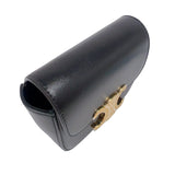 セリーヌ CELINE ミニ クロード 10I513 ブラック　ゴールド金具 ボックスカーフ レディース ショルダーバッグ