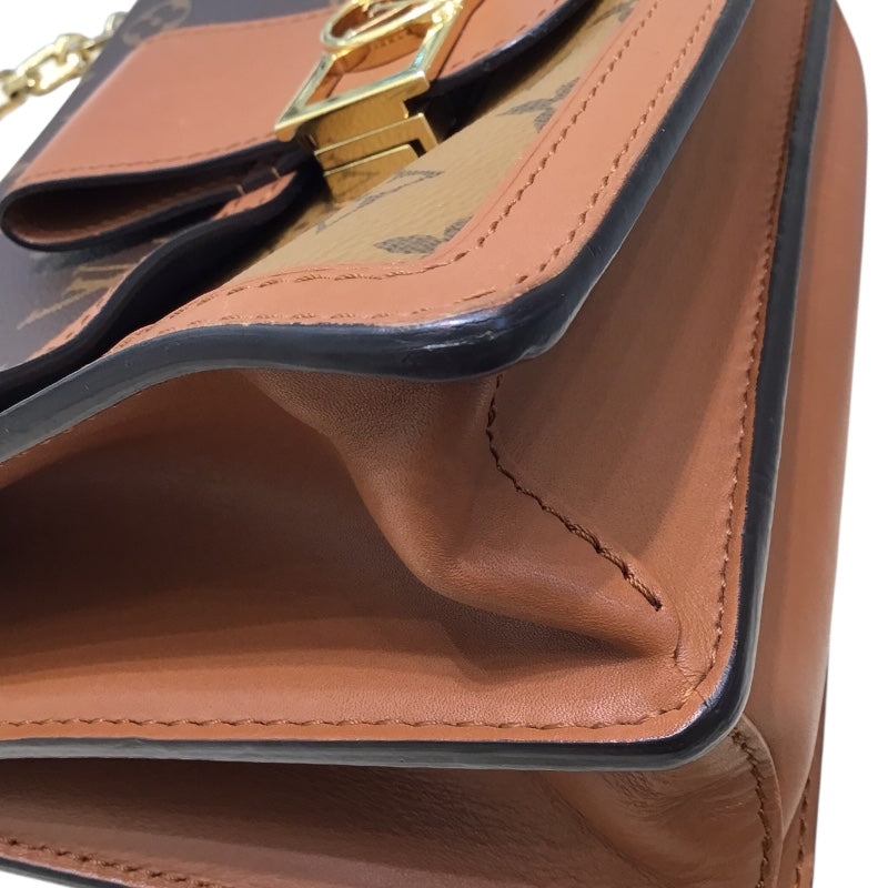 ルイ・ヴィトン LOUIS VUITTON ドーフィーヌMM モノグラム・リバース PVC  レザー レディース