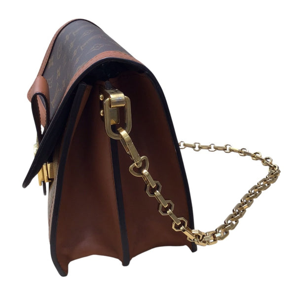 ルイ・ヴィトン LOUIS VUITTON ドーフィーヌMM モノグラム・リバース PVC  レザー レディース