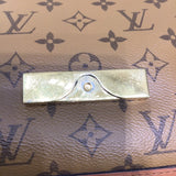 ルイ・ヴィトン LOUIS VUITTON ドーフィーヌMM モノグラム・リバース PVC  レザー レディース