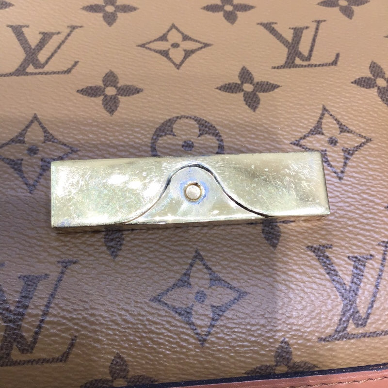 ルイ・ヴィトン LOUIS VUITTON ドーフィーヌMM モノグラム・リバース PVC  レザー レディース