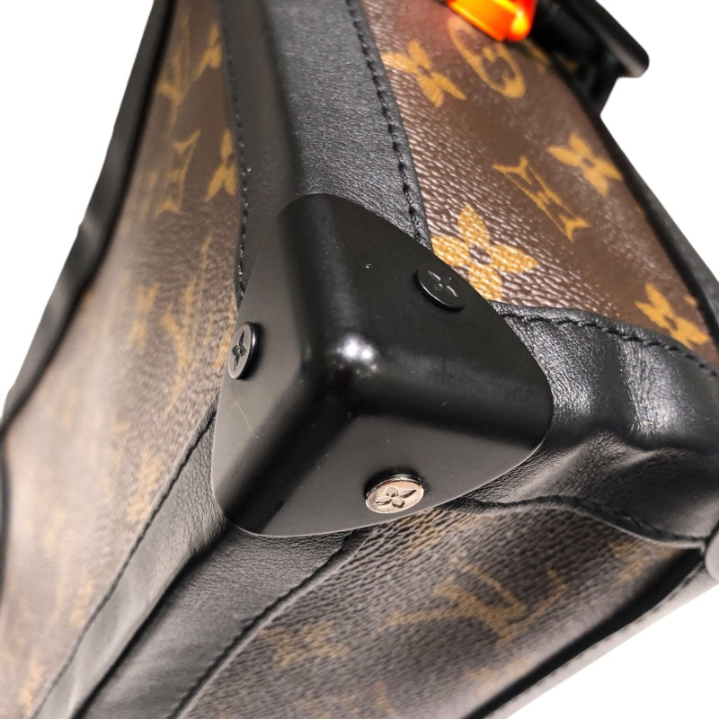 ルイ・ヴィトン LOUIS VUITTON ソフト・トランク M44427 ブラック モノグラム・ソーラーレイ メンズ ショルダーバッグ