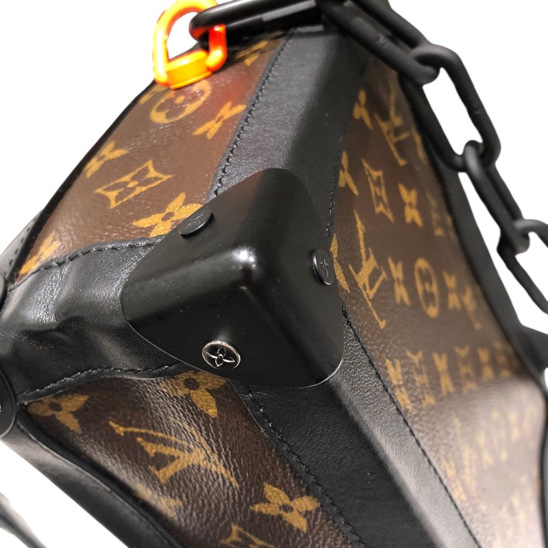 ルイ・ヴィトン LOUIS VUITTON ソフト・トランク M44427 ブラック モノグラム・ソーラーレイ メンズ ショルダーバッグ