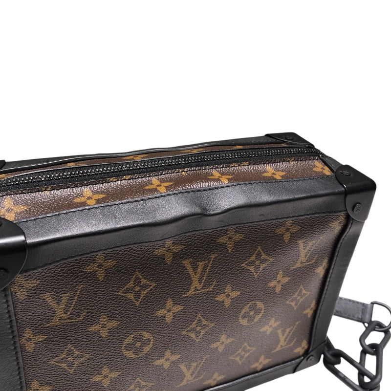 ルイ・ヴィトン LOUIS VUITTON ソフト・トランク M44427 ブラック モノグラム・ソーラーレイ メンズ ショルダーバッグ