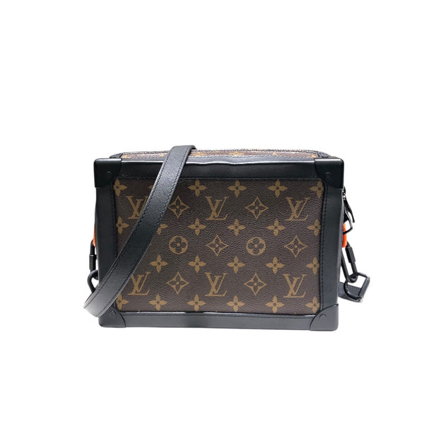 ルイ・ヴィトン LOUIS VUITTON ソフト・トランク M44427 ブラック モノグラム・ソーラーレイ メンズ ショルダーバッグ