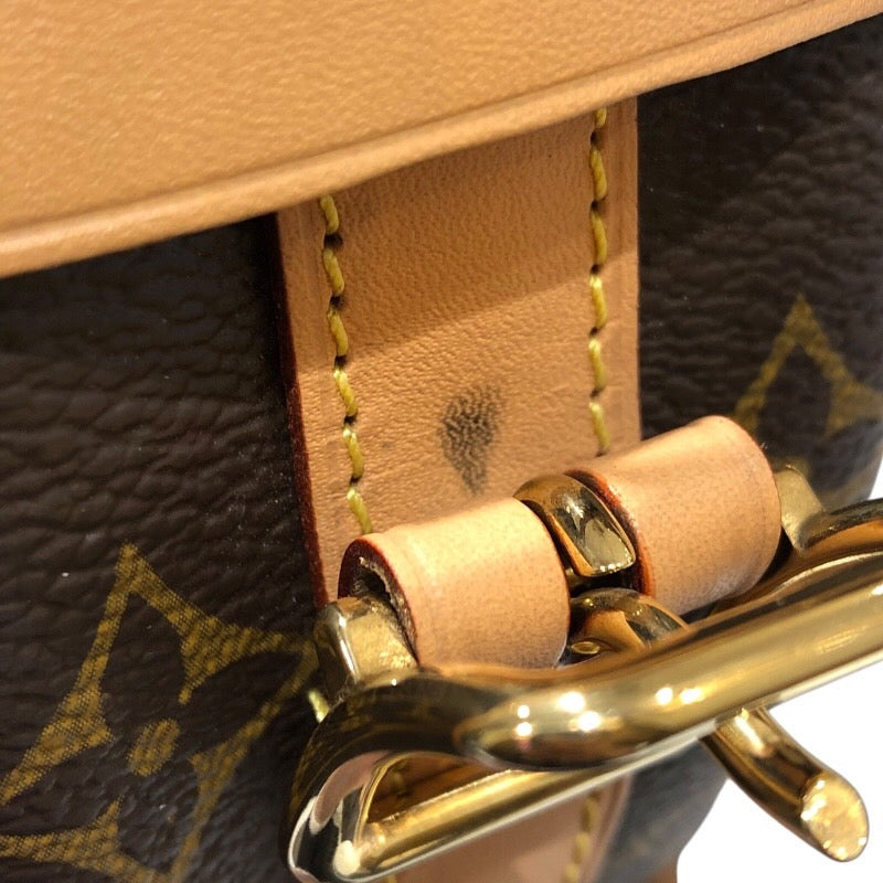 ルイ・ヴィトン LOUIS VUITTON ポワット・シャポースープルPM M45578 ブラウン PVC レディース ショルダーバッグ