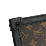 ルイ・ヴィトン LOUIS VUITTON トランク ヴェルティカル チェーン ショルダー M63913 ゴールド金具 モノグラム・マカサー レディース ショルダーバッグ