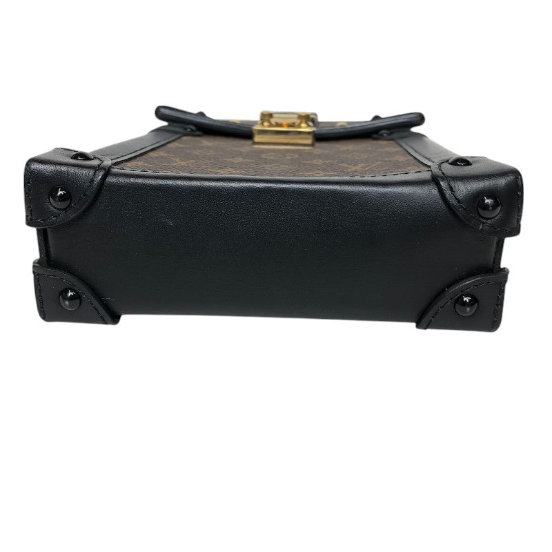 ルイ・ヴィトン LOUIS VUITTON トランク ヴェルティカル チェーン ショルダー M63913 ゴールド金具 モノグラム・マカサー レディース ショルダーバッグ