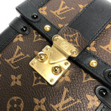 ルイ・ヴィトン LOUIS VUITTON トランク ヴェルティカル チェーン ショルダー M63913 ゴールド金具 モノグラム・マカサー レディース ショルダーバッグ