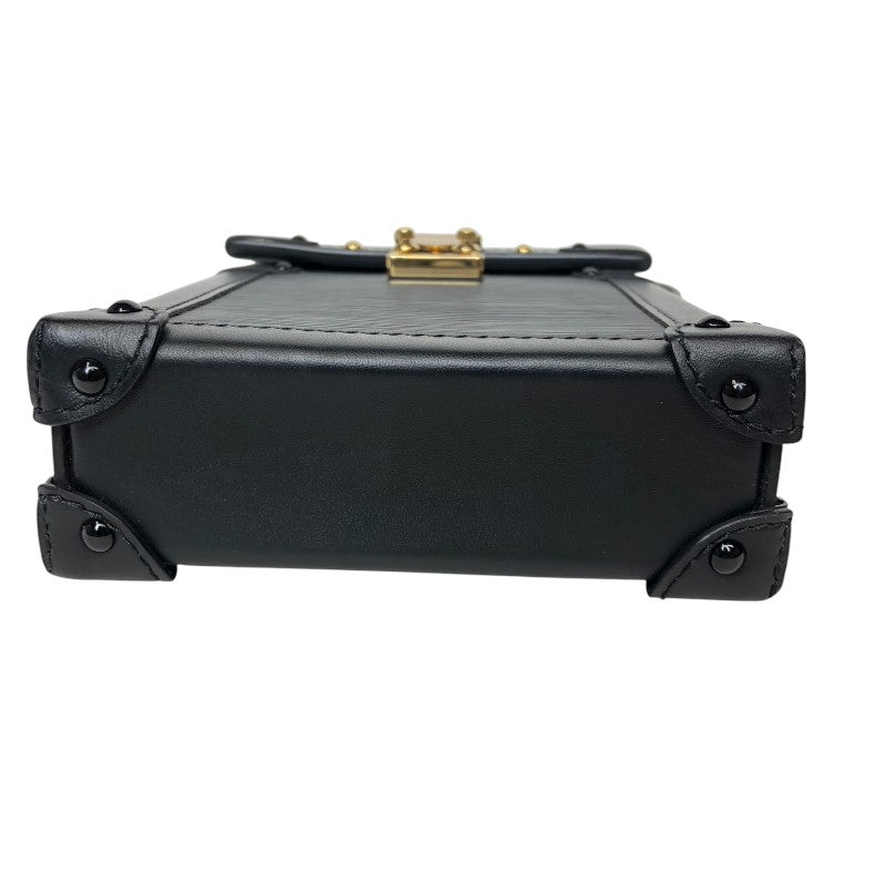 ルイ・ヴィトン LOUIS VUITTON トランク ヴェルティカル チェーン ショルダー M67871 ノワール ゴールド金具 エピレザー レディース ショルダーバッグ